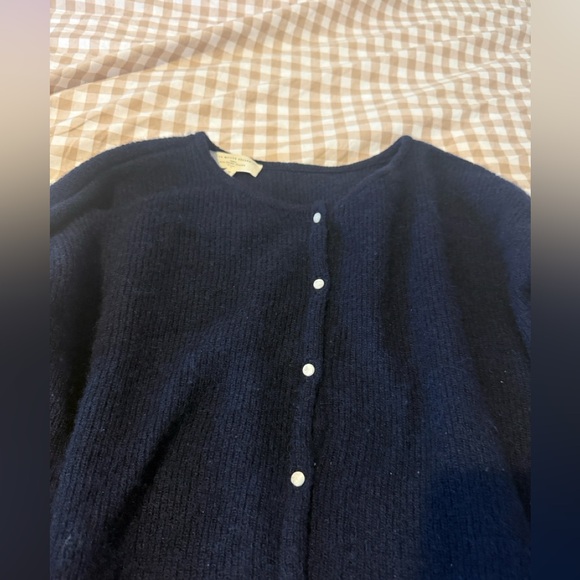 Sezane gaspard navy cardigan size medium - Picture 4 of 5